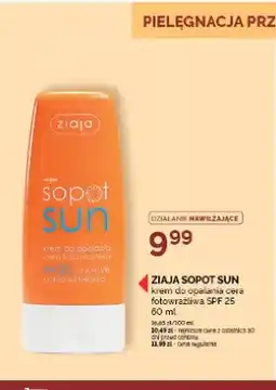 Ziko Dermo Krem do opalania Ziaja Sopot Sun cera fotowrażliwa SPF 25 oferta