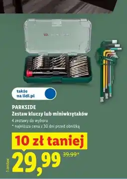 Lidl Zestaw kluczy Parkside oferta