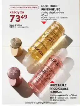 Ziko Dermo Suchy olejek roll-on Nuxe Huile Prodigieuse oferta