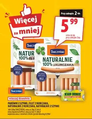 Arhelan Parówki z szynki Tarczyński oferta