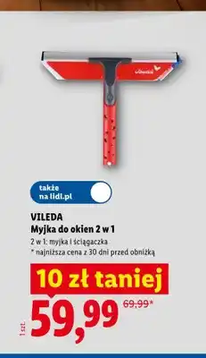 Lidl Myjka do okien 2 w 1 Vileda oferta