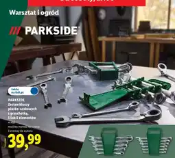 Lidl Zestaw kluczy płasko-oczkowych z grzechotką Parkside 5 elementów oferta