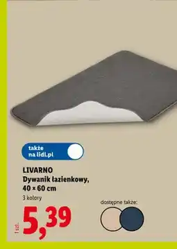 Lidl Dywanik łazienkowy Livarno 40x60 cm oferta