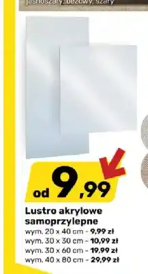 Bricomarche Lustro akrylowe samoprzylepne 40x80 cm oferta