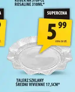 Arhelan Talerz szklany średni Vivienne 17,5 cm oferta