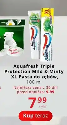 Poczta Polska Pasta do zębów Aquafresh Triple Protection Mild & Minty XL oferta