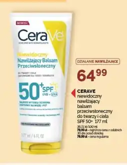 Ziko Dermo Balsam przeciwsłoneczny CeraVe niewidoczny nawilżający do twarzy i ciała SPF 50+ oferta