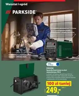 Lidl Spawarka inwertorowa na drut samoosłonowy Parkside oferta