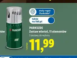 Lidl Zestaw wierteł Parkside 11 elementów oferta