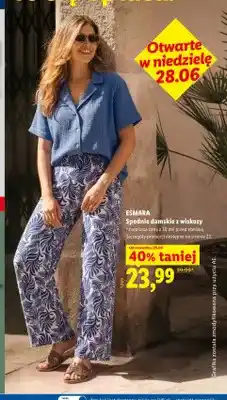 Lidl Spodnie damskie z wiskozy Esmara oferta