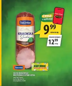 Arhelan Kiełbasa sucha krakowska z szynki Extra Tarczyński oferta