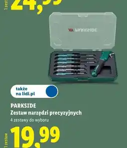 Lidl Zestaw narzędzi precyzyjnych Parkside oferta