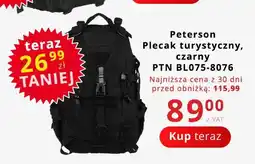 Poczta Polska Plecak turystyczny Peterson czarny oferta