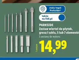 Lidl Zestaw wierteł do płytek gresu i szkła Parkside 5 elementów oferta