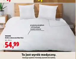 Lidl Kołdra całoroczna Wendre Aloe Vera 160x200 cm oferta