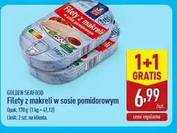 ALDI Golden Seafood Filety z makreli w sosie pomidorowym oferta
