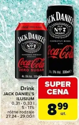 Carrefour Express Jack Daniel's Drink Coca-Cola / Coca-Cola Zero Sugar oferta