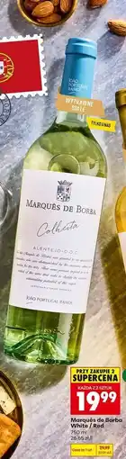 Biedronka Marquês de Borba White / Red oferta