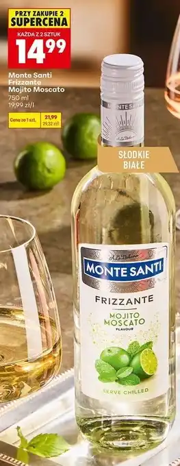 Biedronka Monte Santi Frizzante Mojito Moscato oferta