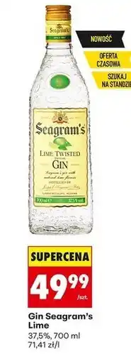 Biedronka Gin Seagram's Lime 37,5% oferta