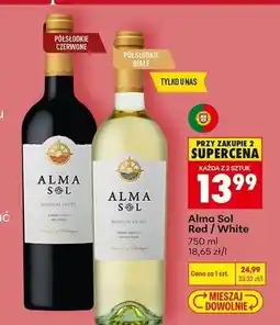 Biedronka Wino półsłodkie Alma Sol oferta