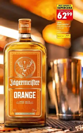 Biedronka Likier Jägermeister Orange oferta
