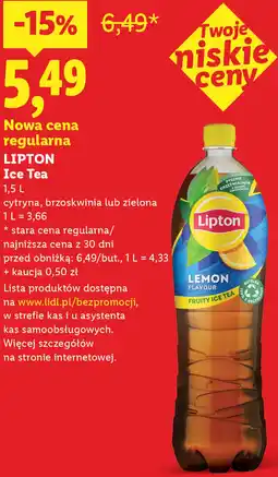 Lidl Lipton Ice Tea oferta