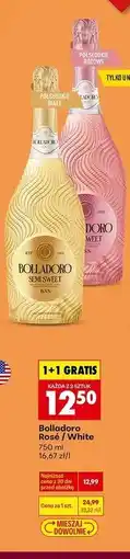Biedronka Wino półsłodkie Bolladoro oferta