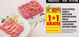 Biedronka Wszystkie mięsa mielone wieprzowe oraz wieprzowo-wołowe Kraina Mięs oferta