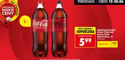 Biedronka Napój gazowany Coca-Cola lub Coca-Cola Zero Cukru oferta