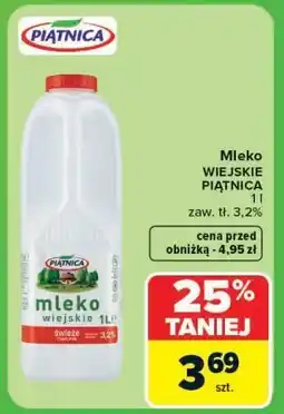 Carrefour Market Mleko wiejskie PIĄTNICA oferta