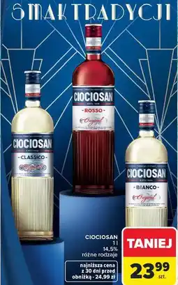 Carrefour Vermouth Ciociosan Bianco oferta