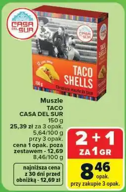 Carrefour Market Muszle TACO CASA DEL SUR oferta