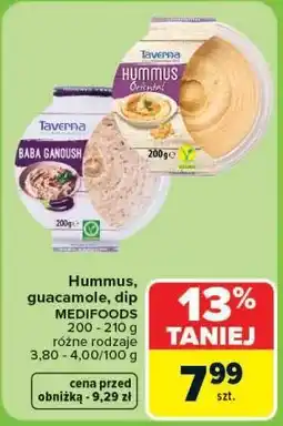 Carrefour Market Hummus, guacamole, dip Medifoods oferta