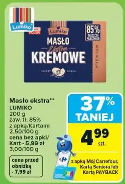Carrefour Market Masło ekstra LUMIKO oferta