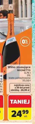 Carrefour Wino Mionetto 0.0% oferta