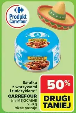 Carrefour Market Sałatka z warzywami i tuńczykiem CARREFOUR oferta