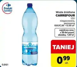 Globi Carrefour Woda źródlana oferta