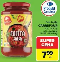 Carrefour Sos fajita CARREFOUR oferta