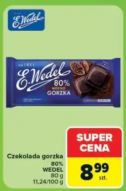 Carrefour Czekolada gorzka 80% E.Wedel oferta