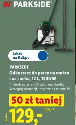 Lidl Odkurzacz Parkside oferta
