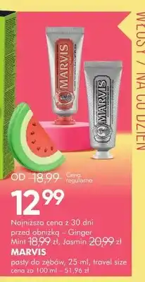 SuperPharm Pasta do zębów Marvis Ginger Mint oferta
