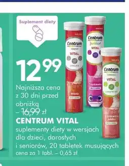 SuperPharm Suplement diety Centrum Vital Senior oferta