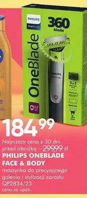 SuperPharm Maszynka do golenia Philips OneBlade Face & Body QP2834/23 oferta