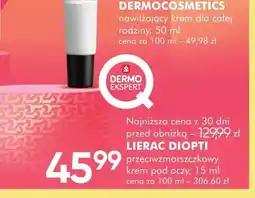 SuperPharm Przeciwzmarszczkowy krem pod oczy Lierac Diopti oferta
