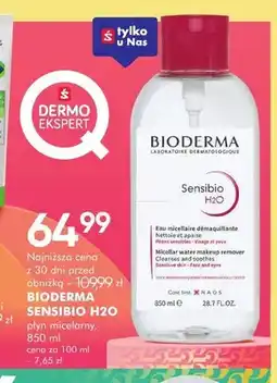 SuperPharm Płyn micelarny Bioderma Sensibio H2O oferta