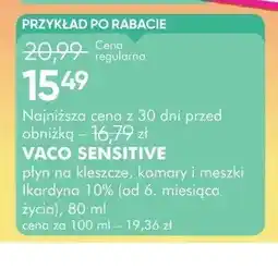 SuperPharm Płyn na kleszcze komary i meszki Ikardyna 10% Vaco Sensitive oferta