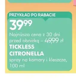 SuperPharm Spray na komary i kleszcze Tickless Citronella oferta