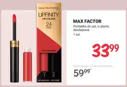 Rossmann Pomadka do ust w płynie dwufazowa Max Factor Lipfinity oferta