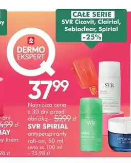 SuperPharm Antyperspirant roll-on SVR Spirial oferta